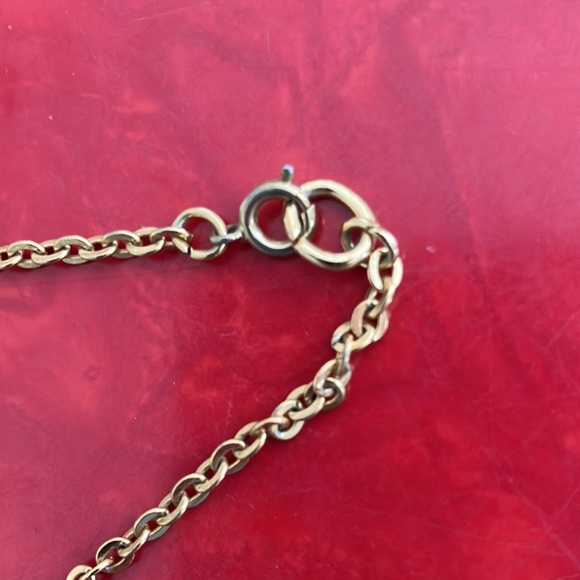 Vintage Napier 60 inch Gold tone Chain with Bamboo Pieces - Picture 6 of 6